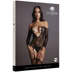 Le Désir Combi sexy Criss Cross Deep Noir